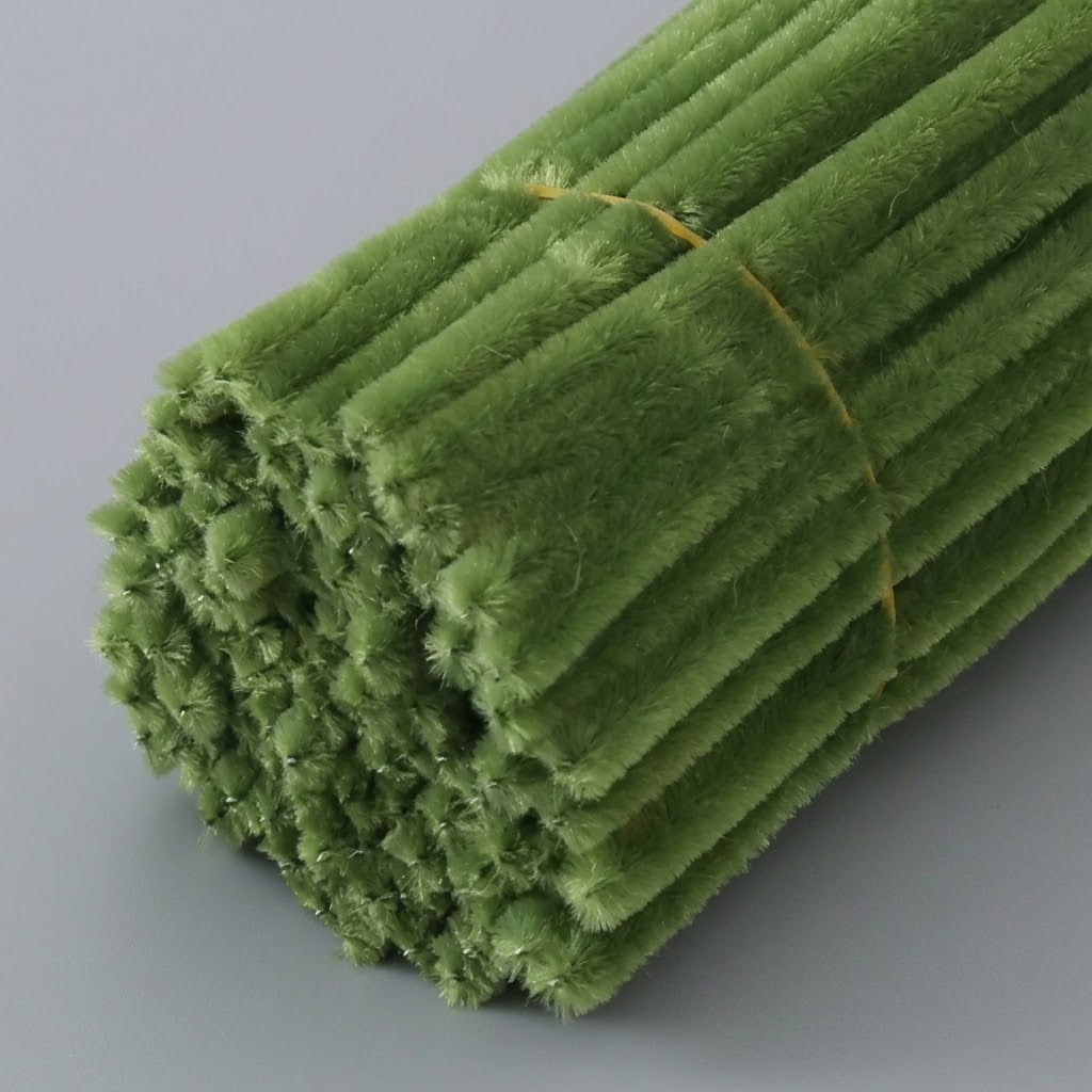 Dense Chenille Stems Pipe Cleaners, Macaron Color Craft Sticks for DIY Crafts