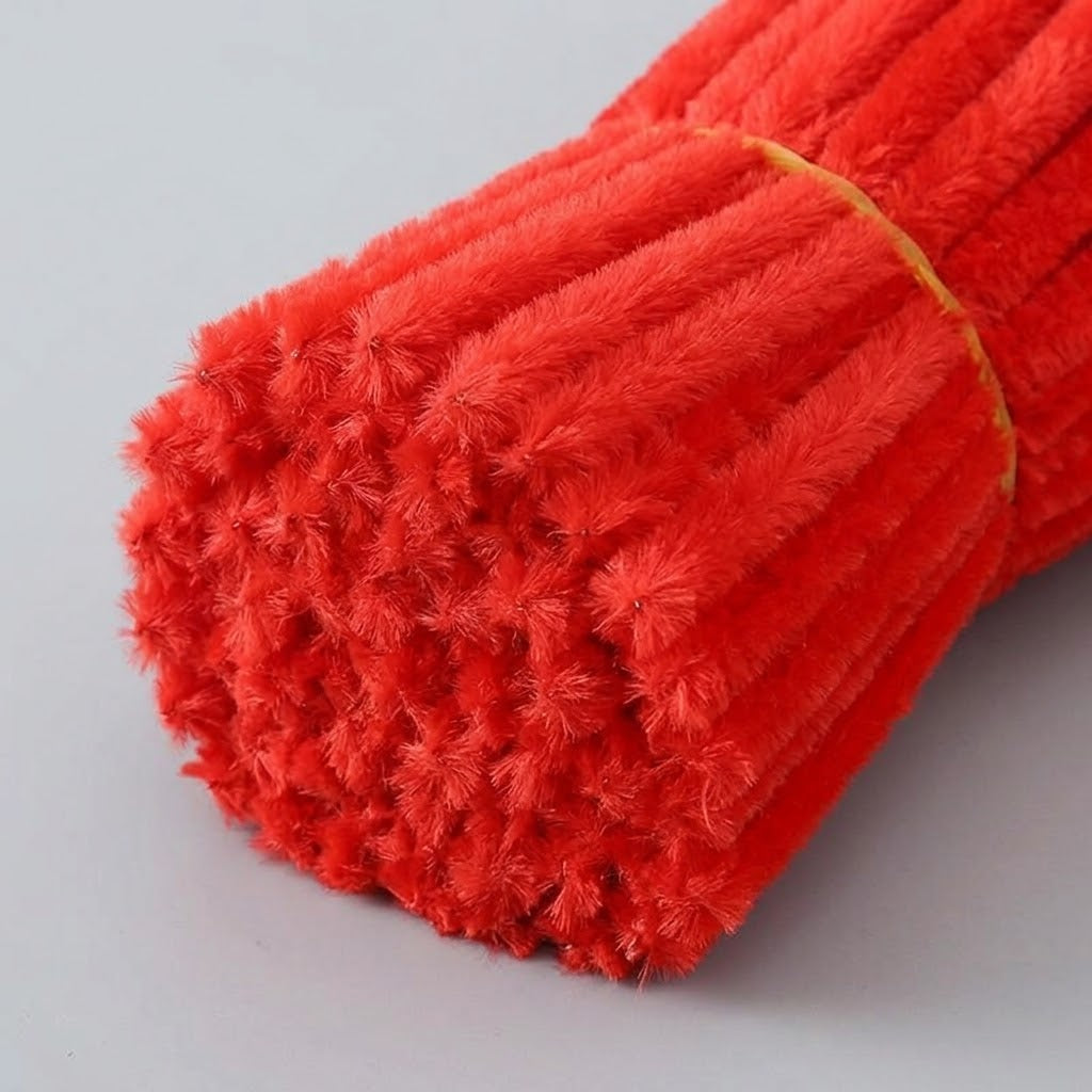 Dense Chenille Stems Pipe Cleaners, Macaron Color Craft Sticks for DIY Crafts