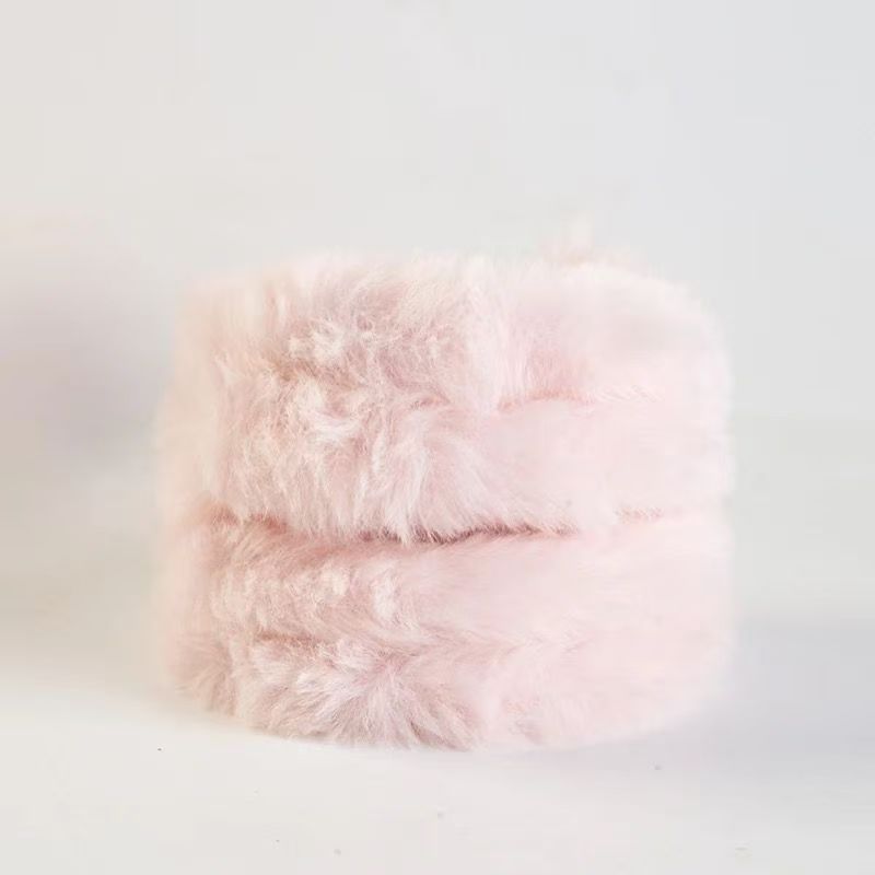 20mm Rabbit Faux Fur Pipe Cleaners, 10PCS Soft Fluffy Chenille Stems, No Shedding Craft Supplies for DIY Plush Dolls