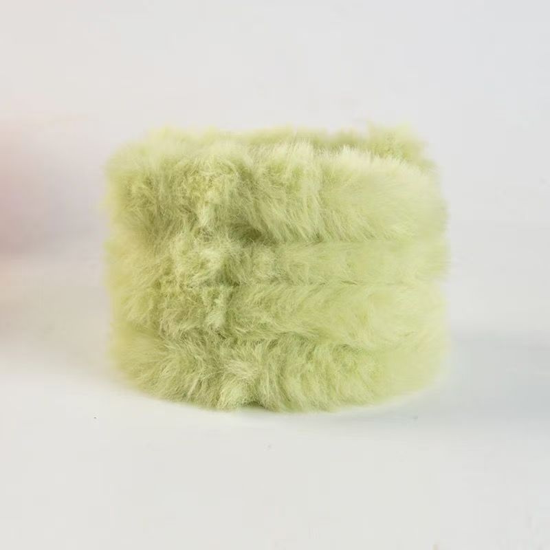 20mm Rabbit Faux Fur Pipe Cleaners, 10PCS Soft Fluffy Chenille Stems, No Shedding Craft Supplies for DIY Plush Dolls