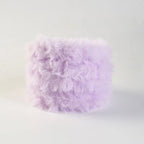20mm Rabbit Faux Fur Pipe Cleaners, 10PCS Soft Fluffy Chenille Stems, No Shedding Craft Supplies for DIY Plush Dolls