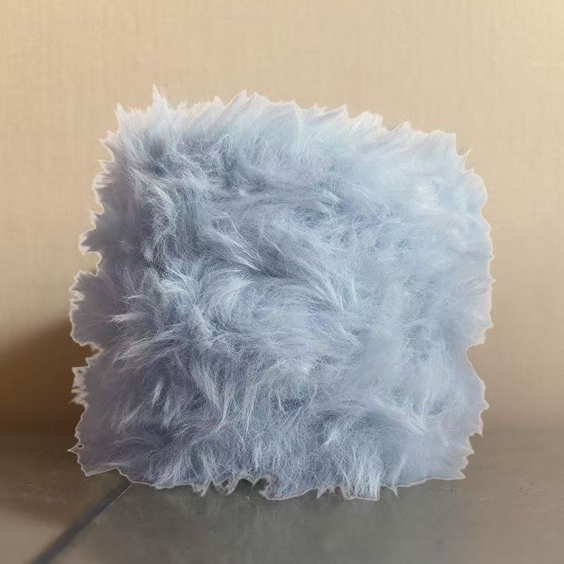 20mm Rabbit Faux Fur Pipe Cleaners, 10PCS Soft Fluffy Chenille Stems, No Shedding Craft Supplies for DIY Plush Dolls