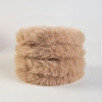 20mm Rabbit Faux Fur Pipe Cleaners, 10PCS Soft Fluffy Chenille Stems, No Shedding Craft Supplies for DIY Plush Dolls