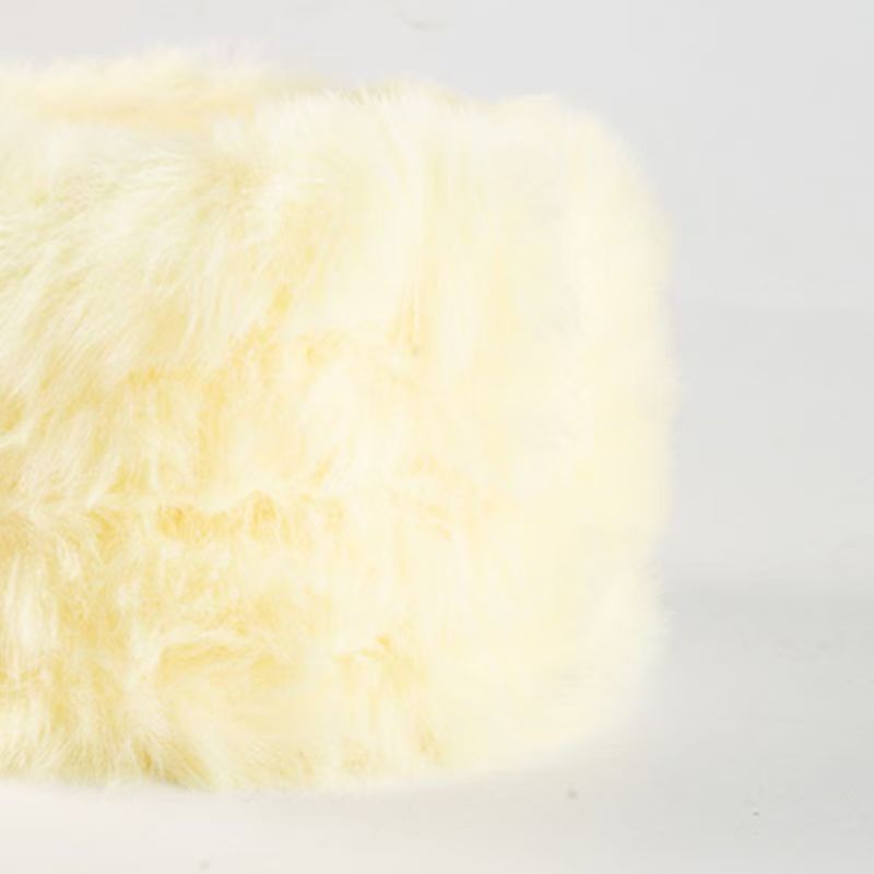 20mm Rabbit Faux Fur Pipe Cleaners, 10PCS Soft Fluffy Chenille Stems, No Shedding Craft Supplies for DIY Plush Dolls