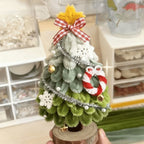 Rainbow Christmas Tree Pipe Cleaner DIY Kit | Handmade Mini Xmas Tabletop Decor