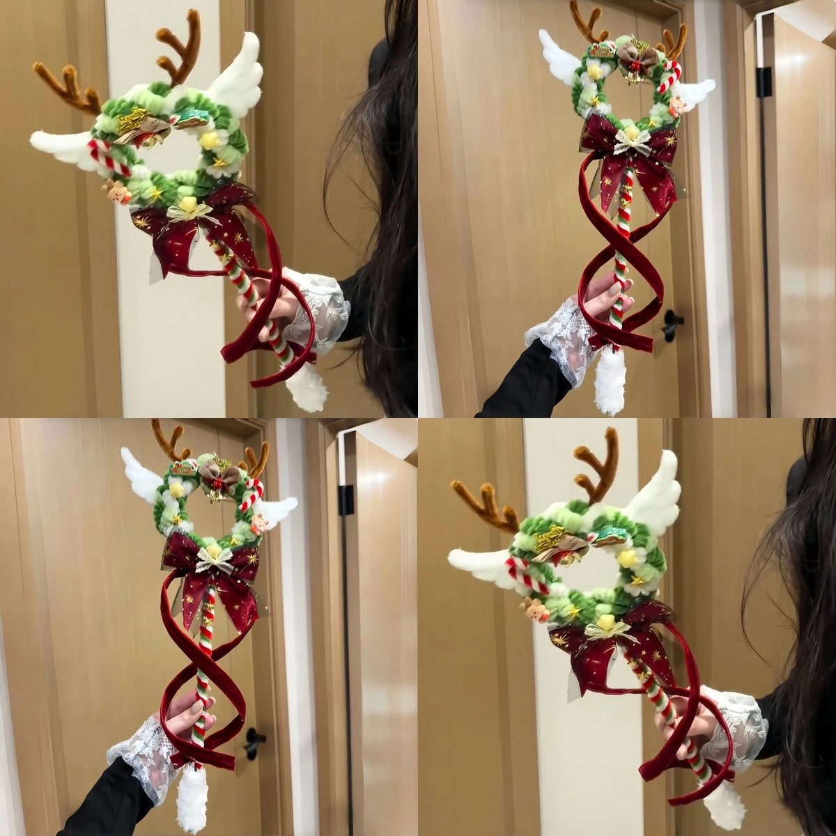 DIY Christmas Reindeer Magic Wand Pipe Cleaner Kit | Handmade Holiday Fairy Wand Craft Gift
