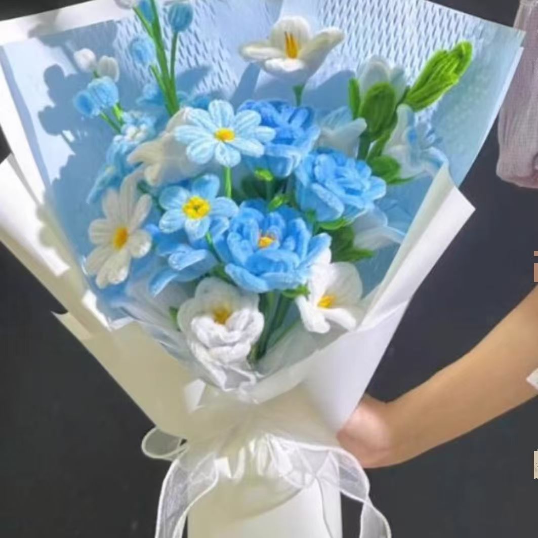Forever Flower Bouquet Pipe Cleaner DIY Craft Kit| Handmade Forever Flower Gift for Her