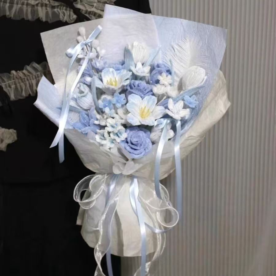 Forever Flower Bouquet Pipe Cleaner DIY Craft Kit| Handmade Forever Flower Gift for Her