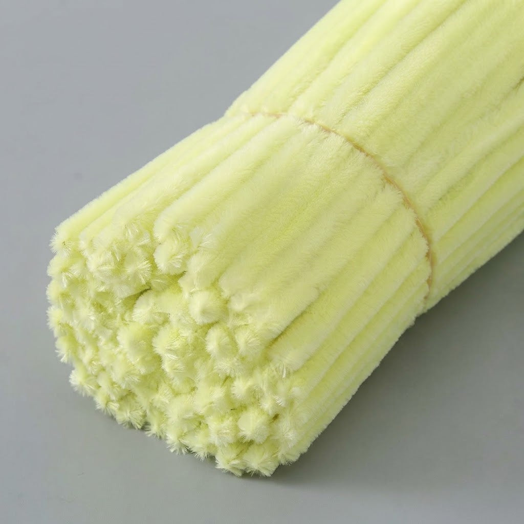 Dense Chenille Stems Pipe Cleaners, Macaron Color Craft Sticks for DIY Crafts