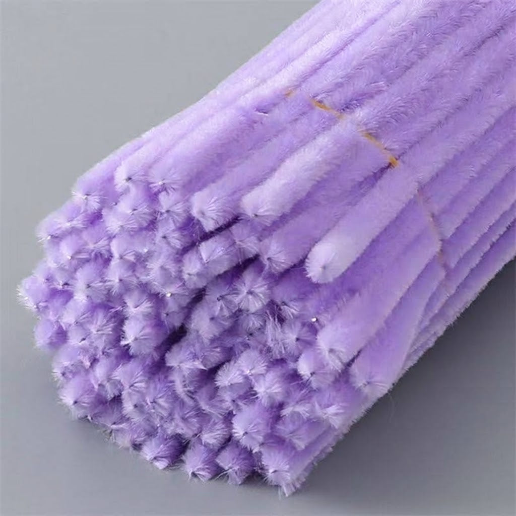 Dense Chenille Stems Pipe Cleaners, Macaron Color Craft Sticks for DIY Crafts