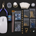 Handcrafted Blue Badminton Ornament, Backpack Charm & Mini Wind Chime, Souvenir Gift for Badminton Lovers