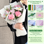 Forever Flower Bouquet Pipe Cleaner DIY Craft Kit| Handmade Forever Flower Gift for Her