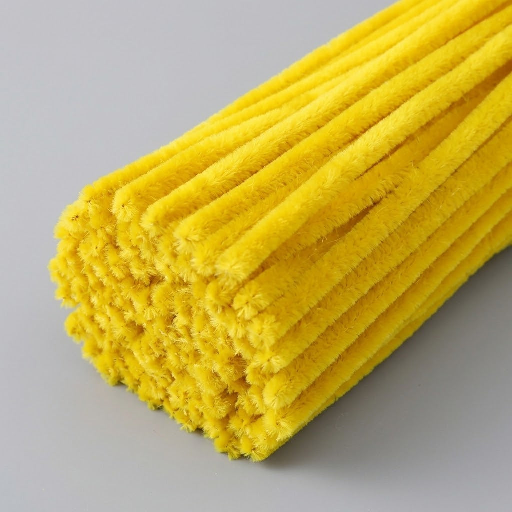 Dense Chenille Stems Pipe Cleaners, Macaron Color Craft Sticks for DIY Crafts