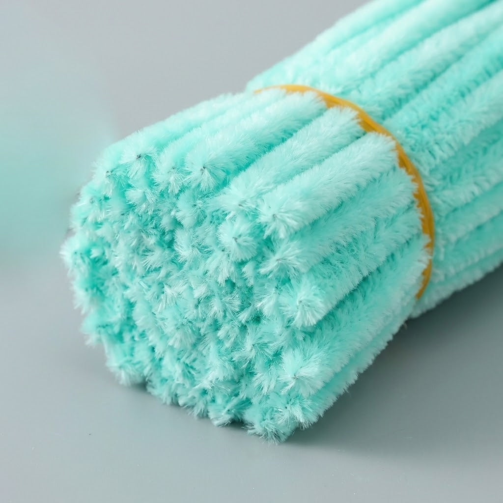 Dense Chenille Stems Pipe Cleaners, Macaron Color Craft Sticks for DIY Crafts