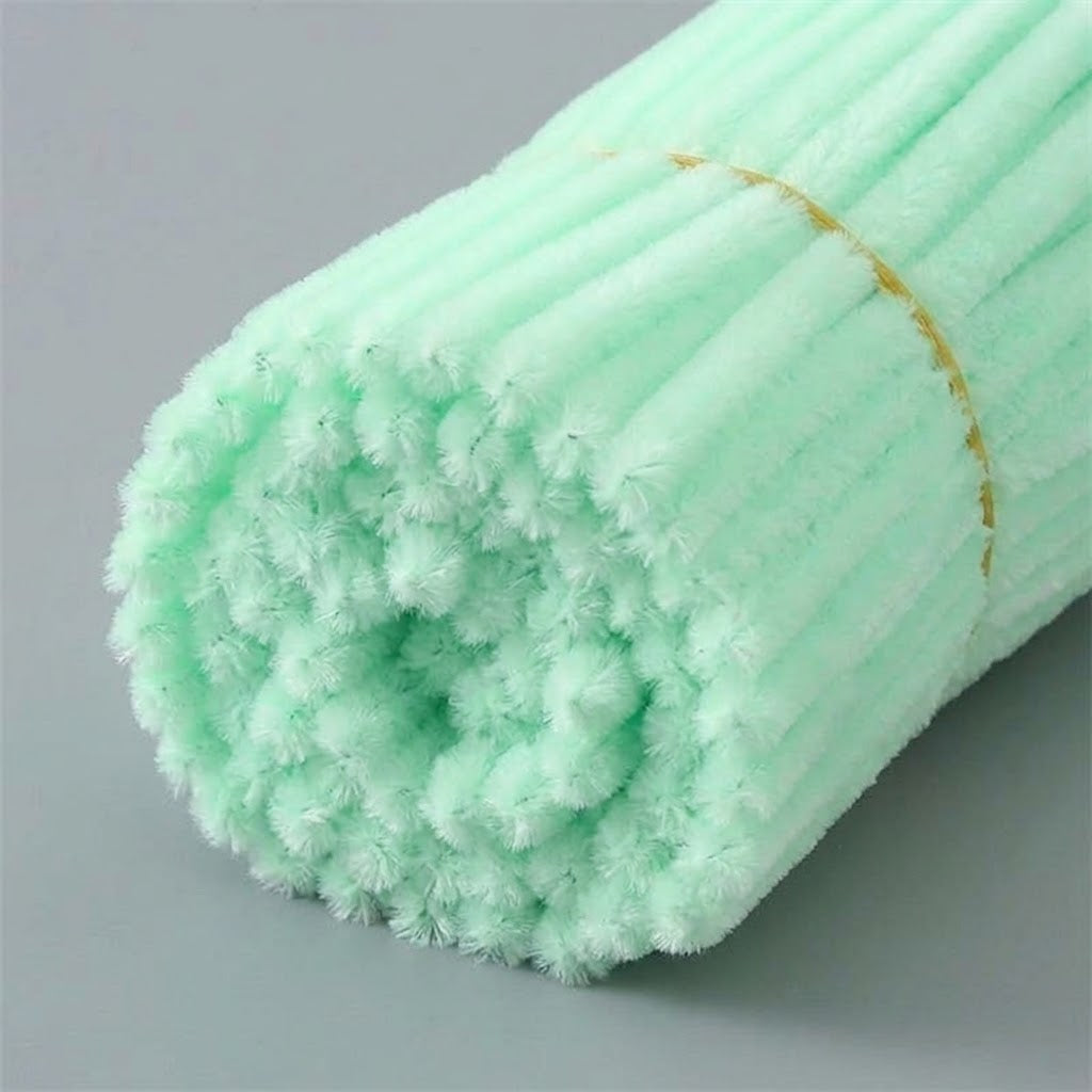 Dense Chenille Stems Pipe Cleaners, Macaron Color Craft Sticks for DIY Crafts