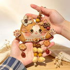 Keteng Plant-Based Cat Pod Doll Pendant - Unisex Mini Cute Collectible Cat Doll Hanging Ornament, Home & Graduation Gift Supplies, Small Festive Party Decor