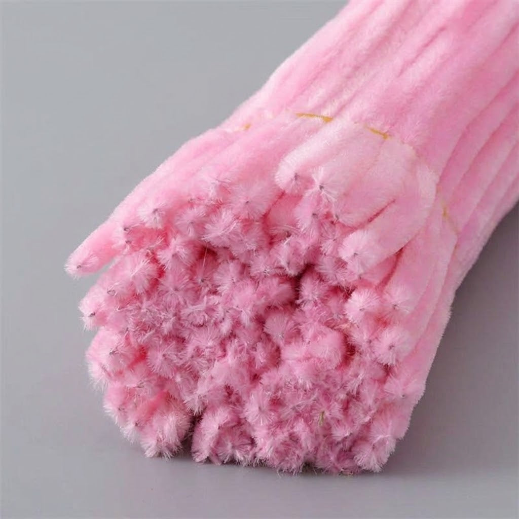 Dense Chenille Stems Pipe Cleaners, Macaron Color Craft Sticks for DIY Crafts