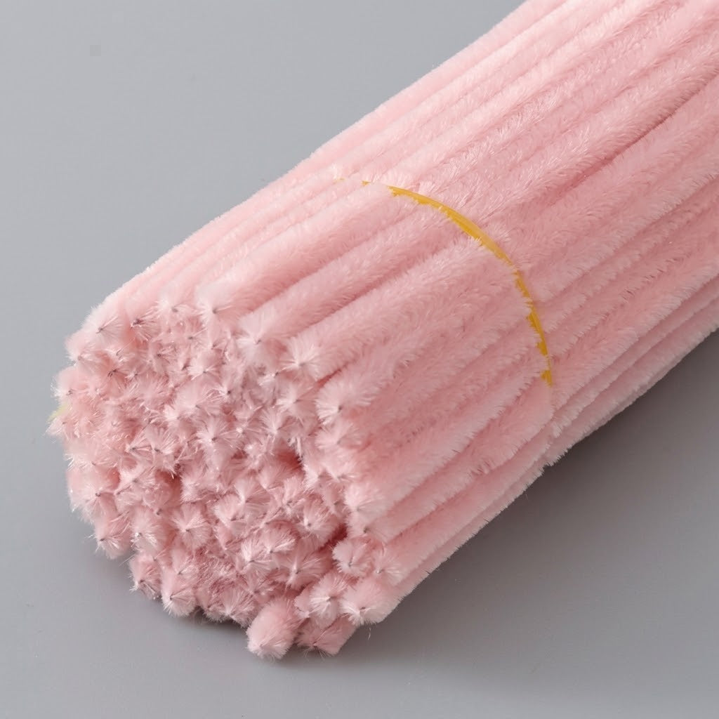 Dense Chenille Stems Pipe Cleaners, Macaron Color Craft Sticks for DIY Crafts
