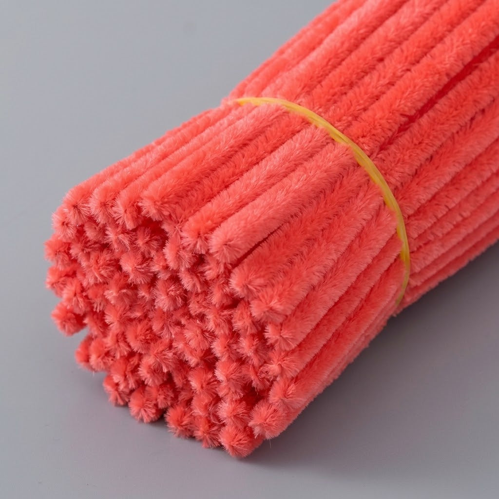 Dense Chenille Stems Pipe Cleaners, Macaron Color Craft Sticks for DIY Crafts